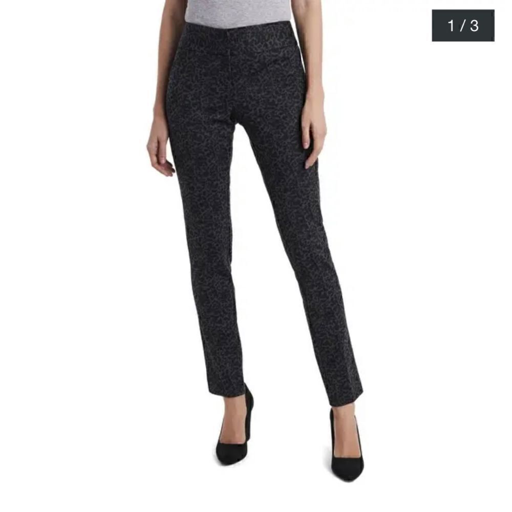 Vince Camuto Women's Pants 8X30 Leopard Ponte Ankle Stretch Size 8